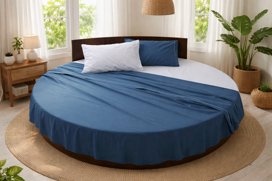 Completi lenzuola per letto rotondo